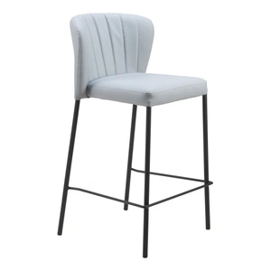 Zuo Modern Linz Faux Leather/Steel Counter Stool (Set of 2)