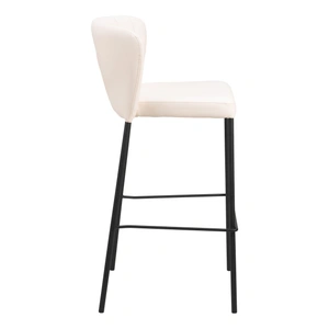 Zuo Modern Linz Faux Leather/Steel Barstool (Set of 2)
