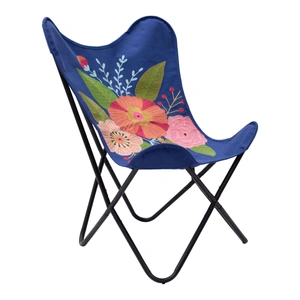 Zuo Modern Marsa Cotton/Iron Accent Chair, Multicolor