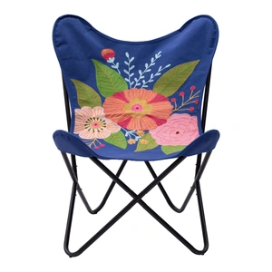 Zuo Modern Marsa Cotton/Iron Accent Chair, Multicolor