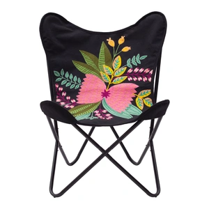 Zuo Modern Mare Cotton/Iron Accent Chair, Multicolor
