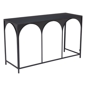 Zuo Modern Loriet Steel Console Table, Black