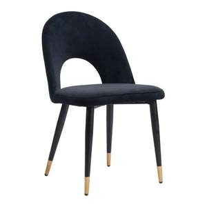 Zuo Modern Menlo Velvet/Steel Dining Chair (Set of 2)
