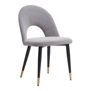 Zuo Modern Menlo Velvet/Steel Dining Chair (Set of 2)
