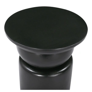 Zuo Modern Colombo Round Wood Side Table, Black