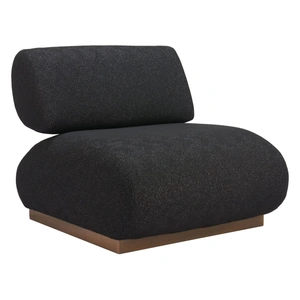 Zuo Modern Barsa Polyester Accent Chair, Black