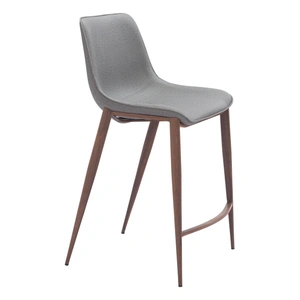 Zuo Modern Magnus Faux Leather/Steel Counter Stool (Set of 2)