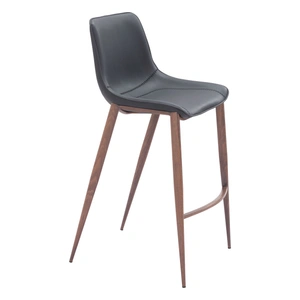 Zuo Modern Magnus Faux Leather/Steel Barstool (Set of 2)