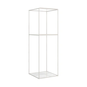 Zuo Modern Zuo Glass/Steel Chair Display, Light Gray