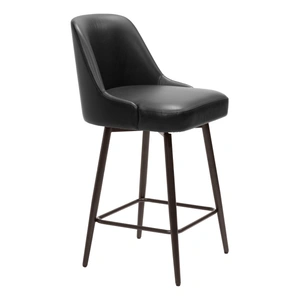 Zuo Modern Keppel Faux Leather/Steel Swivel Counter Stool