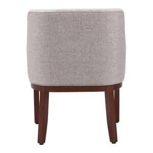 Zuo Modern Berbera Polyester/Wood Dining Chair, Gray