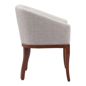 Zuo Modern Serasa Polyester/Wood Dining Chair, Gray