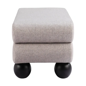 Zuo Modern Davao Polyester/Wood Bench, Gray