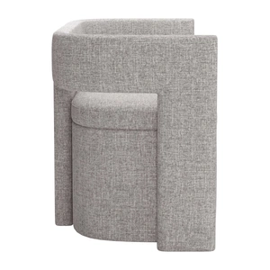 Zuo Modern Papua Polyester Storage Bench, Gray