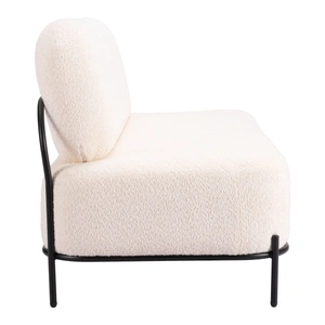 Zuo Modern Arendal Polyester/Steel Sofa, Vanilla