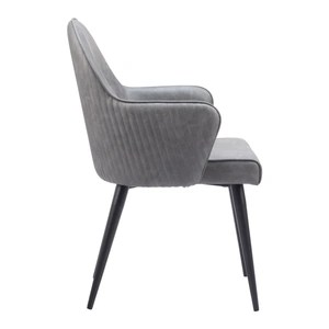 Zuo Modern Silloth Faux Leather/Steel Dining Chair
