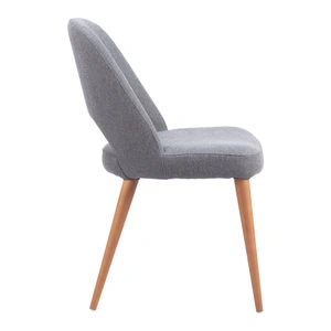 Zuo Modern Leith Faux Leather/Wood Dining Chair (Set of 2)