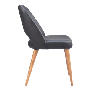 Zuo Modern Leith Faux Leather/Wood Dining Chair (Set of 2)