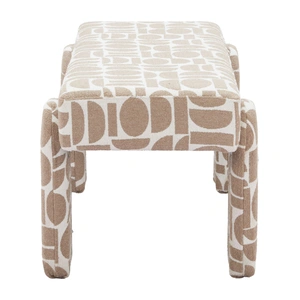 Zuo Modern Blato Polyester/MDF Bench, Gray