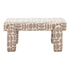 Zuo Modern Blato Polyester/MDF Bench, Gray