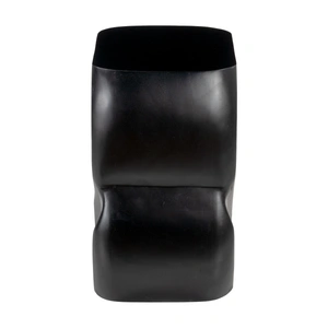 Zuo Modern Trung Rectangular Wood Side Table, Black