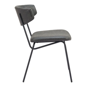 Zuo Modern Charon Faux Leather/Steel Dining Chair (Set of 2)