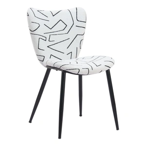 Zuo Modern Prestige Upholstery/Steel Dining Chair (Set of 2)