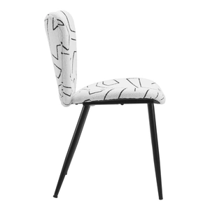 Zuo Modern Prestige Upholstery/Steel Dining Chair (Set of 2)