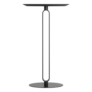 Zuo Modern Derry Round MDF/Steel Bar Table, Black