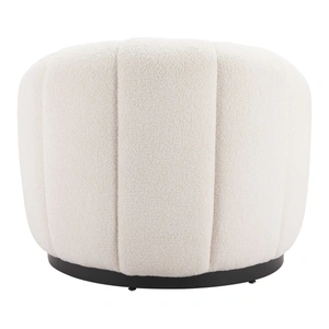 Zuo Modern Bhutan Polyester Accent Chair, Cream