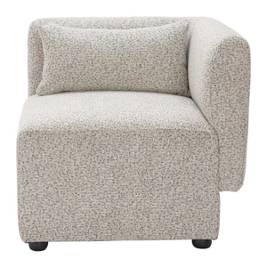 Zuo Modern Simu Polyester Modular Corner Chair, Dune Greige