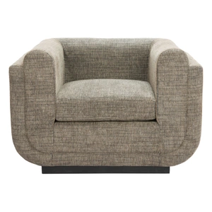 Zuo Modern Sereneu Chenille Accent Chair, Green Tweed