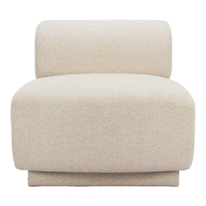 Zuo Modern Anese Polyester Accent Chair, Multigrain Beige