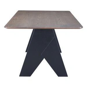 Zuo Modern Lisse Rectangular Wood Dining Table, Espresso