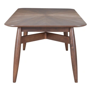 Zuo Modern Silea Rectangular Wood Dining Table, Espresso