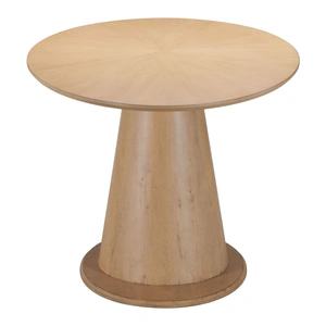 Zuo Modern Disque Oval Wood Dining Table, Natural