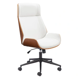 Zuo Modern Flex Faux Leather High Back Office Chair