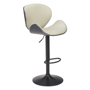 Zuo Modern Meyane Faux Leather/Steel Barstool