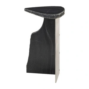 Zuo Modern Surya Triangular Marble Side Table