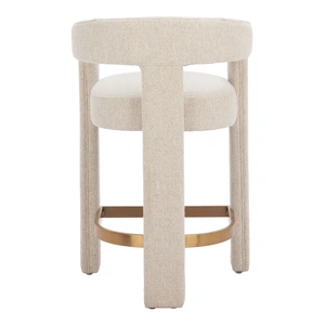Zuo Modern Saiko Polyester/Steel Counter Stool, Beige