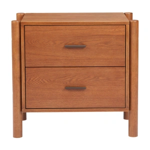 Zuo Modern Beleza Wood Nightstand, Walnut
