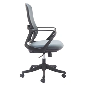 Zuo Modern Delo Mesh Fabric Office Chair, Gray