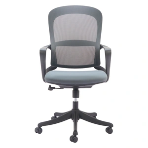 Zuo Modern Delo Mesh Fabric Office Chair, Gray