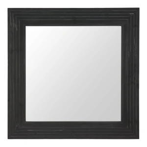 Zuo Modern Kare Square Wood Mirror, Black