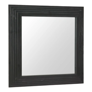 Zuo Modern Kare Square Wood Mirror, Black