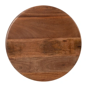 Zuo Modern Kelk Round Wood Side Table, Walnut