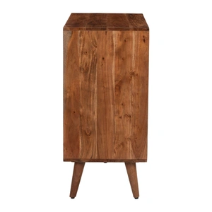 Zuo Modern Lada Wood Cabinet w/2 Doors, Walnut