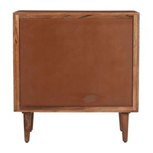 Zuo Modern Lada Wood Cabinet w/2 Doors, Walnut