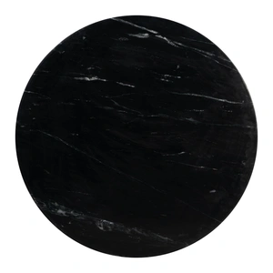 Zuo Modern Kuro Round Marble/Wood Dining Table, Black
