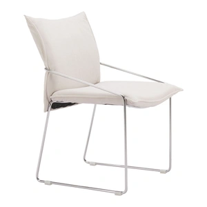 Zuo Modern Pola Upholstery/Steel Dining Chair (Set of 2)
